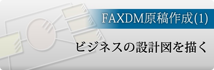 FAXDM原稿作成方法１．ビジネスの設計図を描く